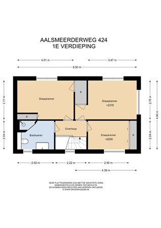 Floorplan - Aalsmeerderweg 424, 1432 EG Aalsmeer